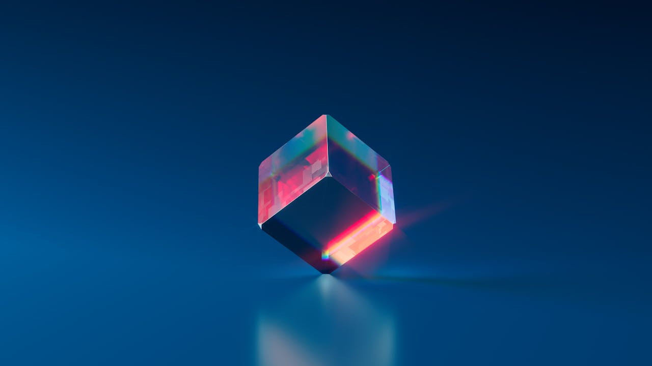 blue digital abstract
